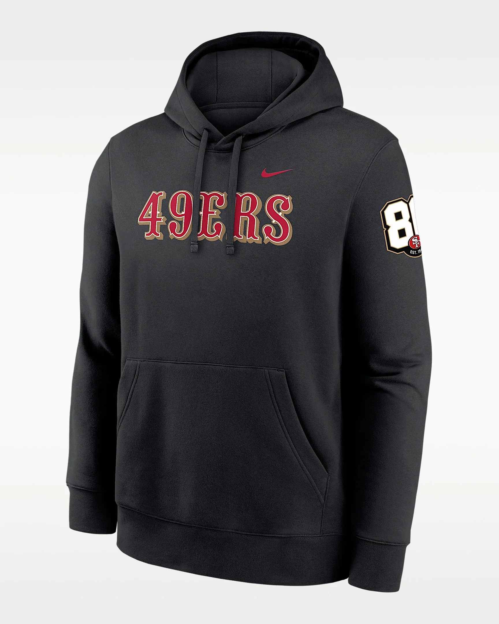 San Francisco 49ers 80th Anniversary Goal Line Club Men's Nike NFL Pullover Hoodie - 1