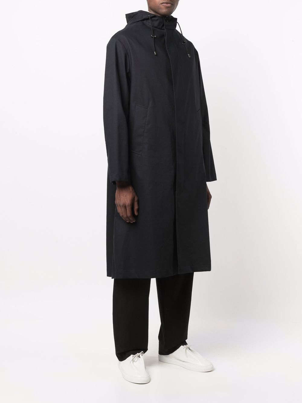 WOLFSON hooded raincoat - 3