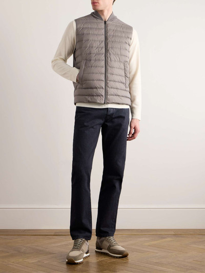 Herno Padded Shell and Wool and Silk-Blend Down Gilet outlook