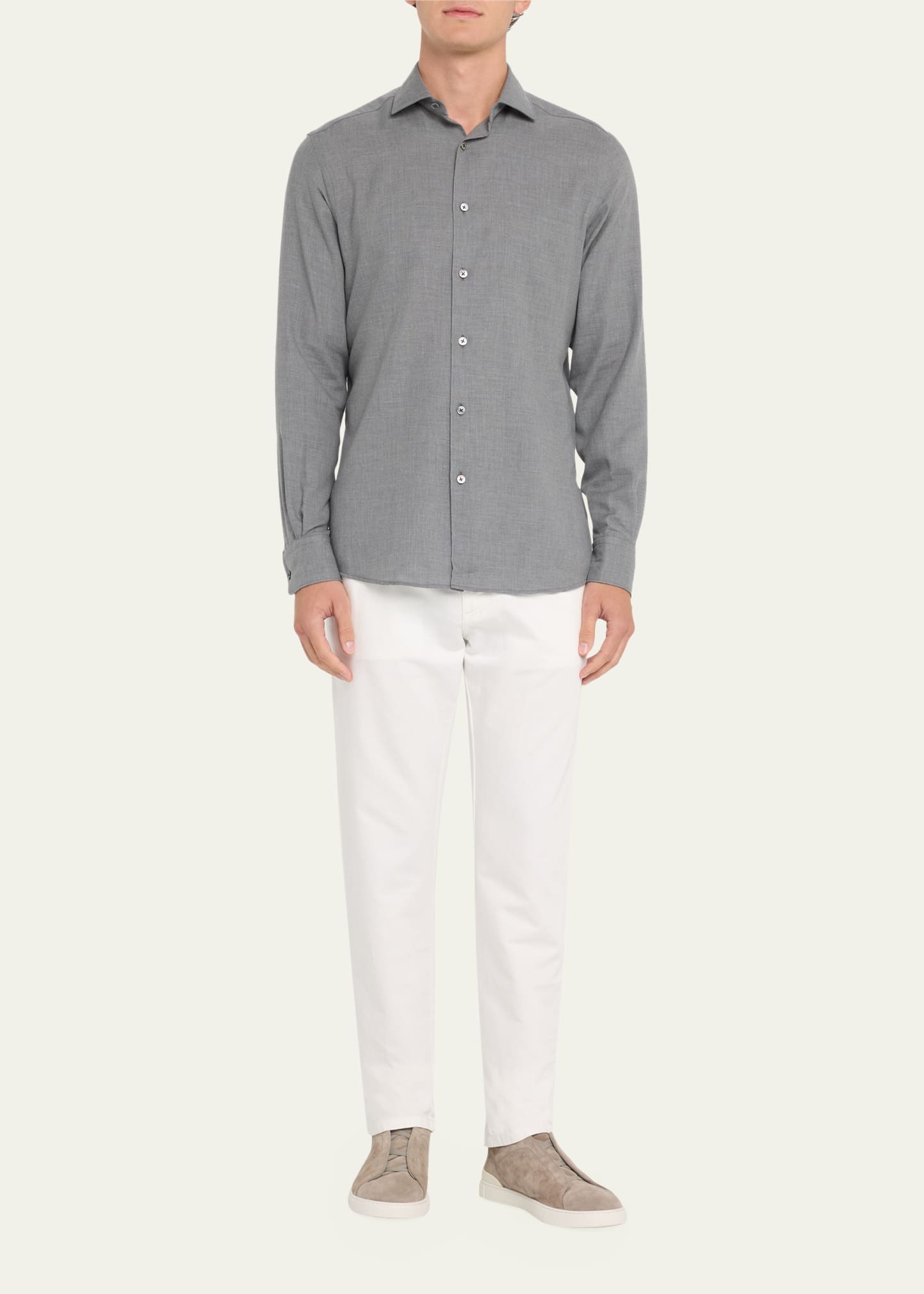 Men's Cashco Melange Sport Shirt - 2