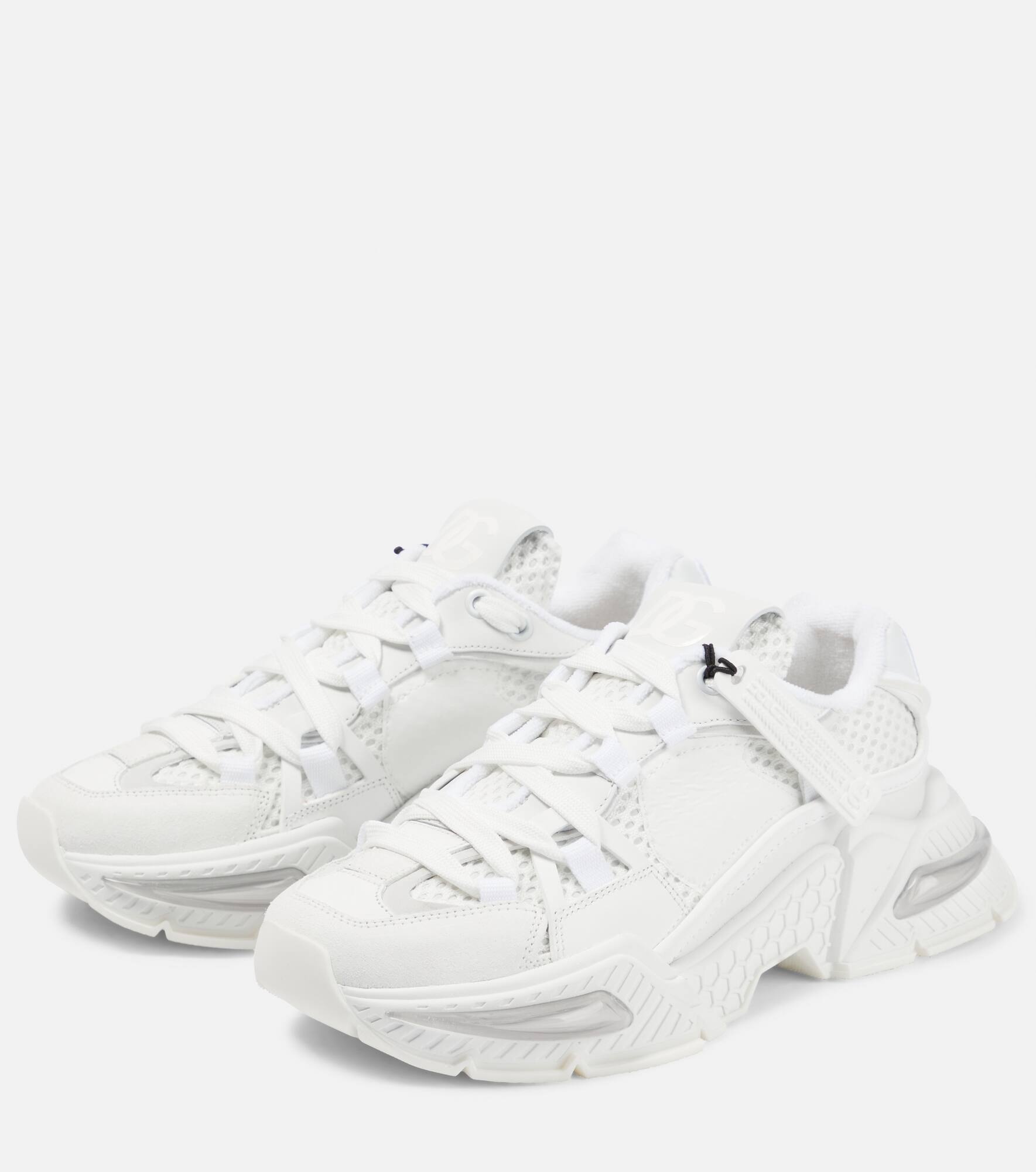 Airmaster suede-trimmed sneakers - 5
