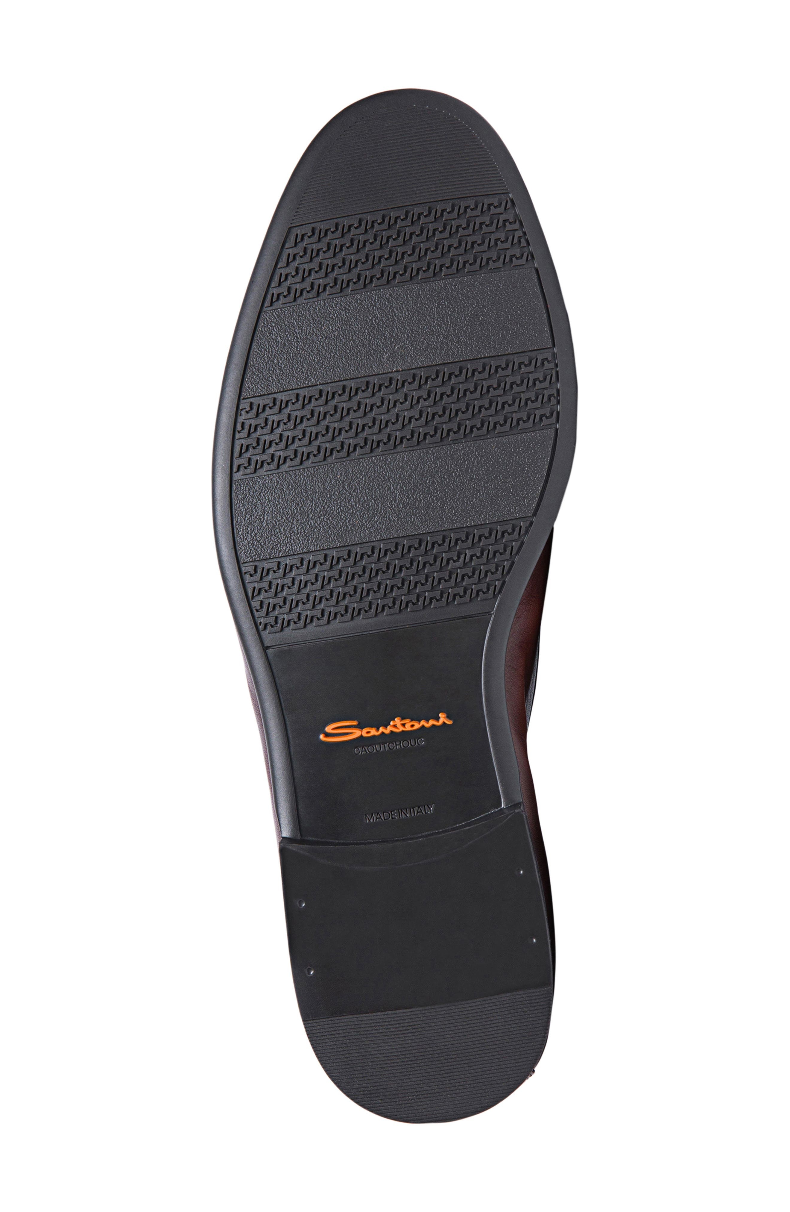 Santoni Vibe Apron Toe Loafer in Dark Brown at Nordstrom - 6