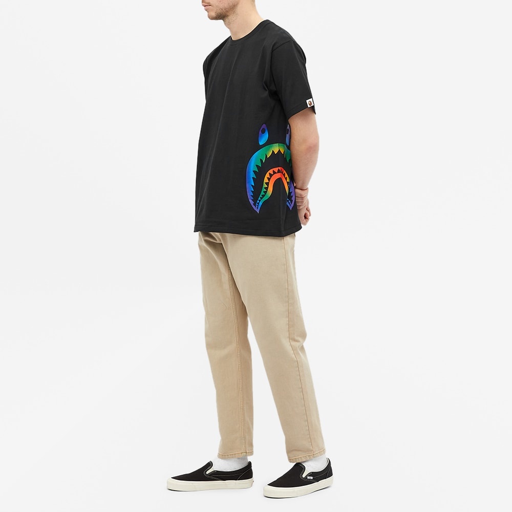 A Bathing Ape Rainbow Side Shark Tee - 6