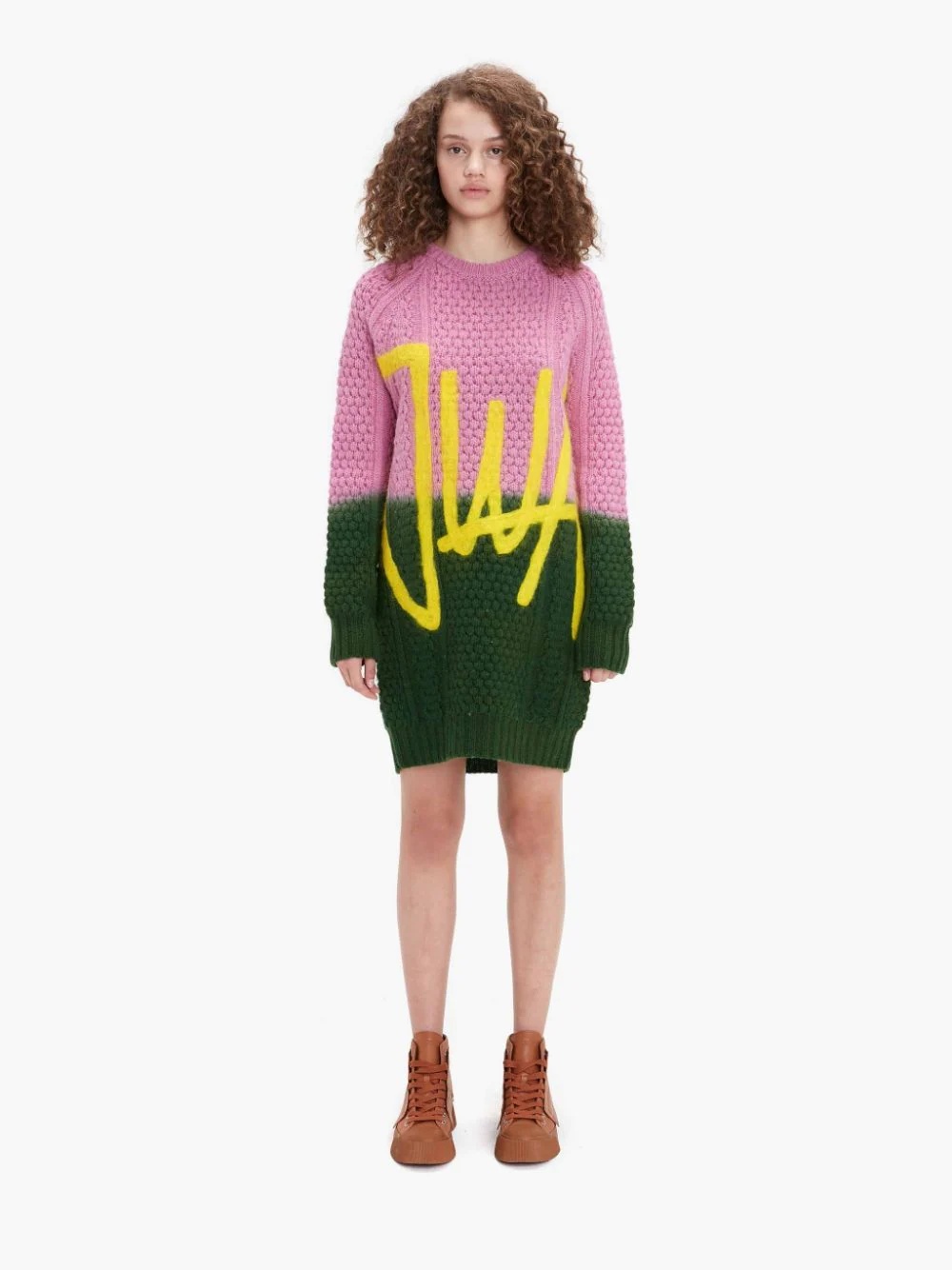 JWA CABLE CREWNECK MINI DRESS - 2
