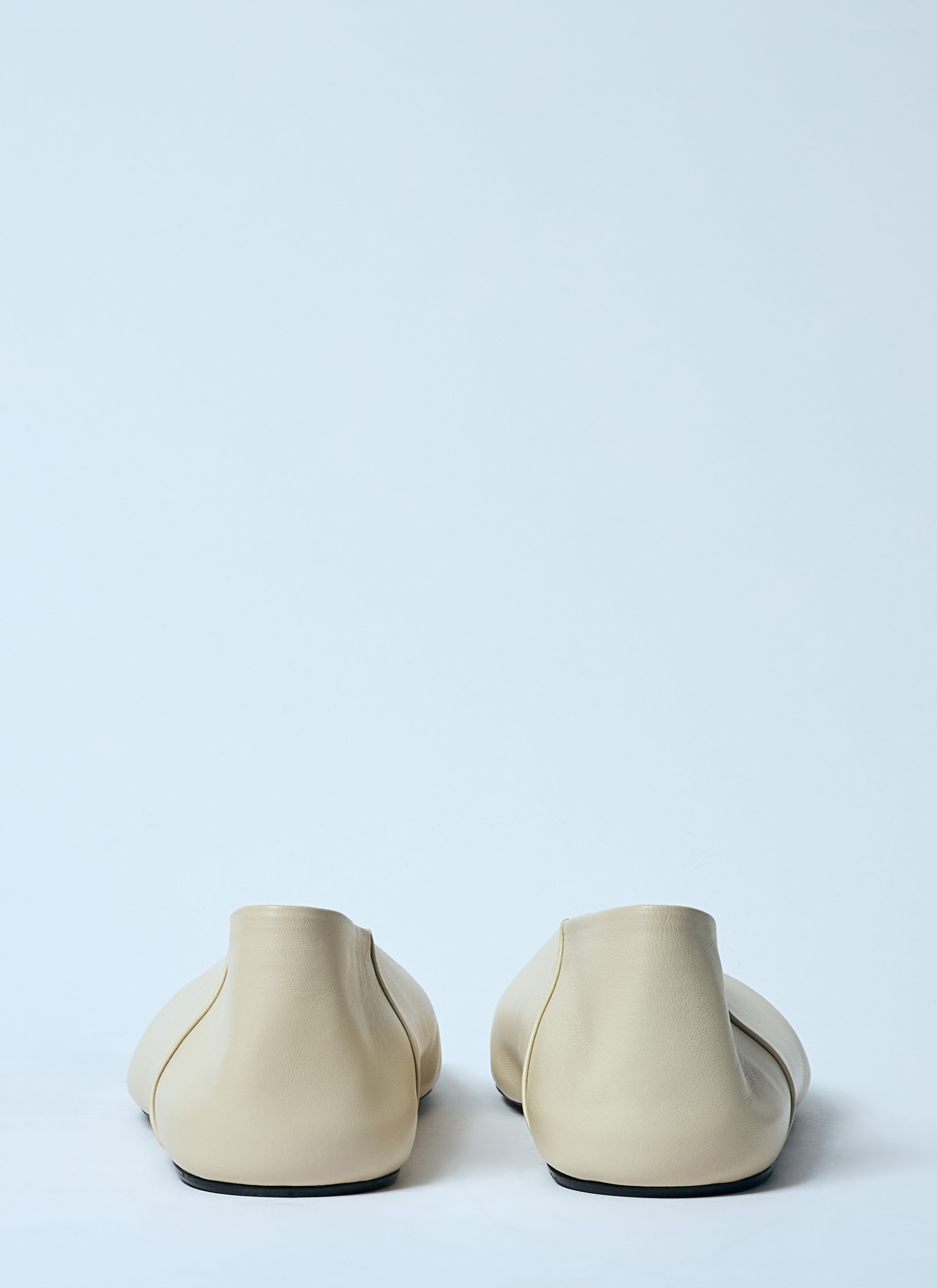 Leather Ballerina Flats - 6