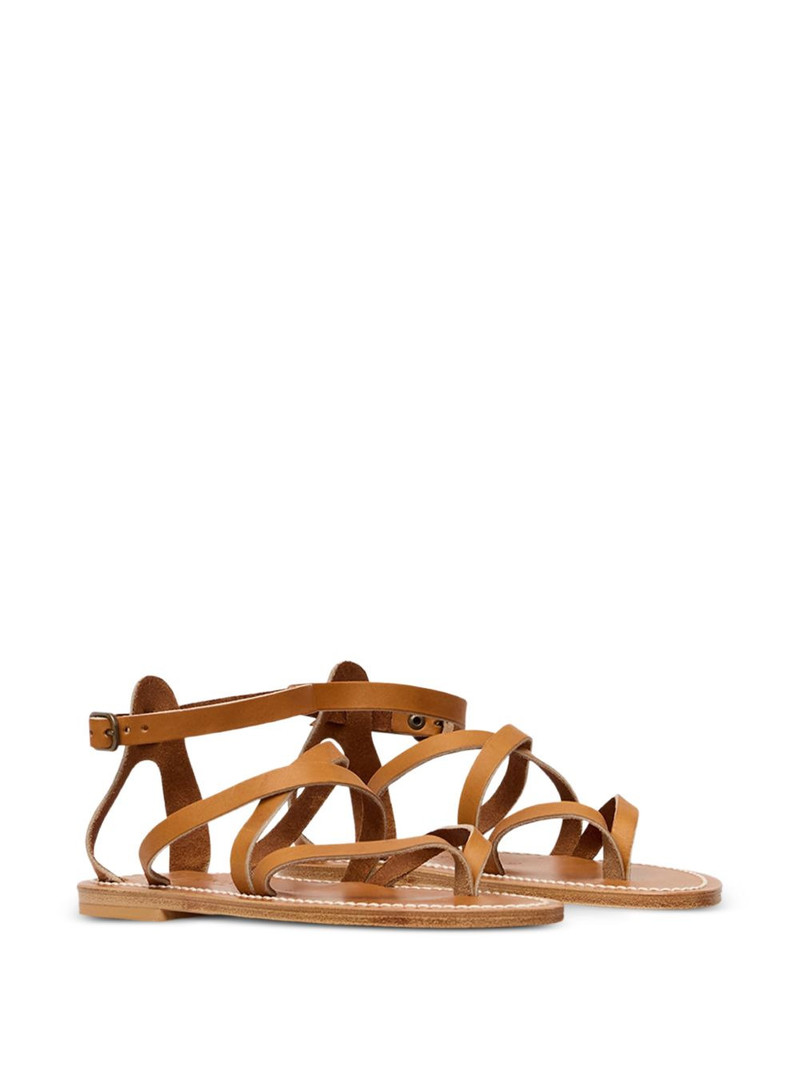 K.JACQUES Epicure multi-strap leather flat sandals outlook