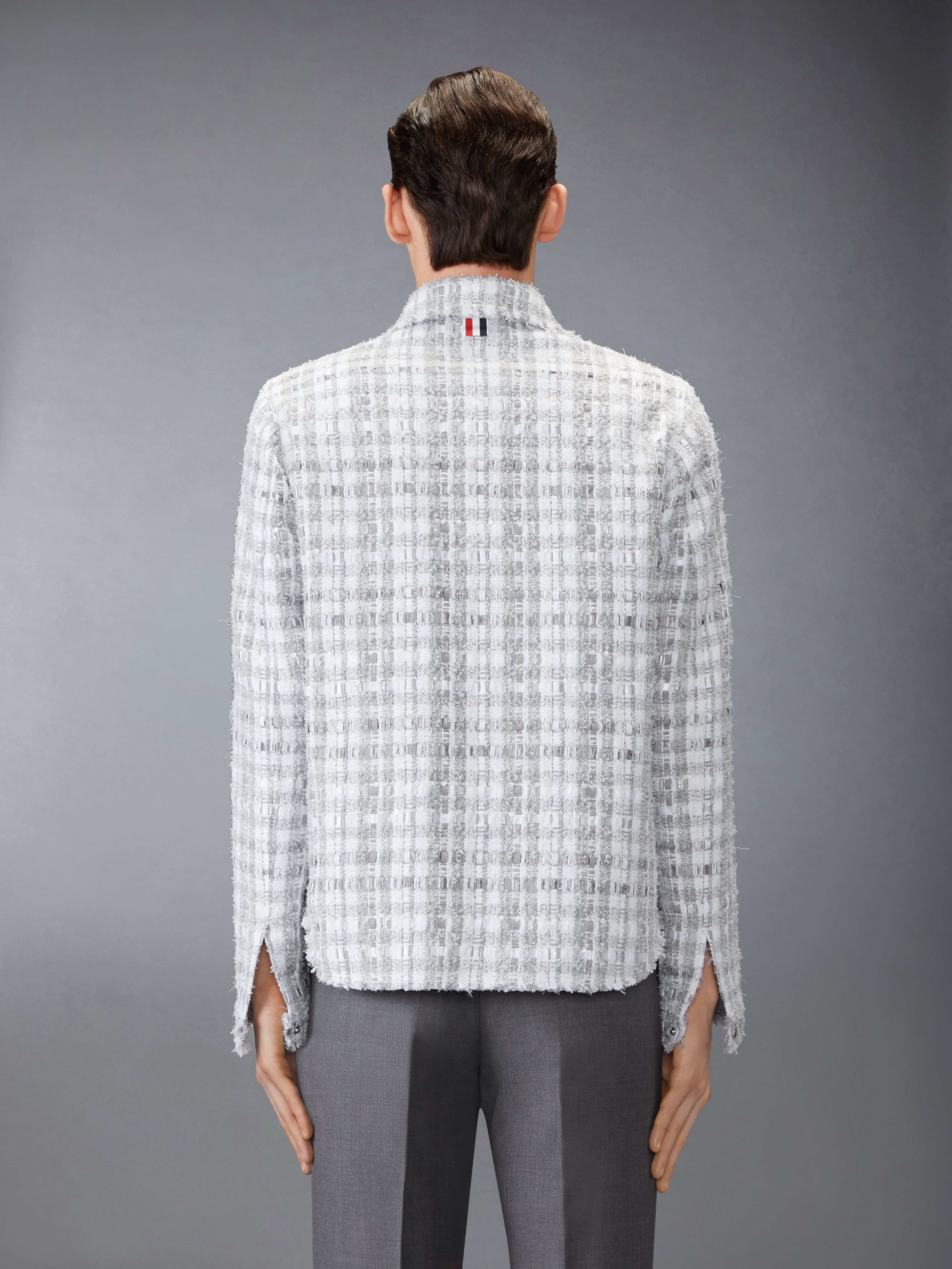 GINGHAM TWEED UTILITY JACKET - 3