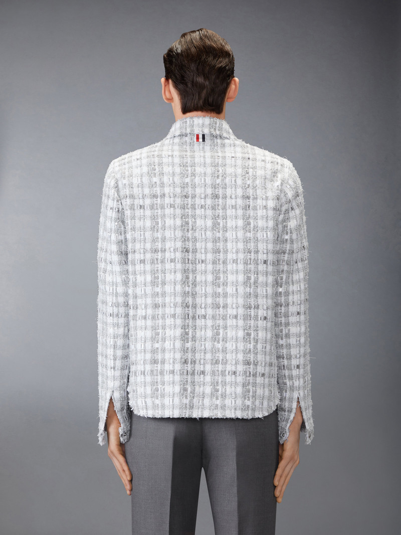 GINGHAM TWEED UTILITY JACKET 3