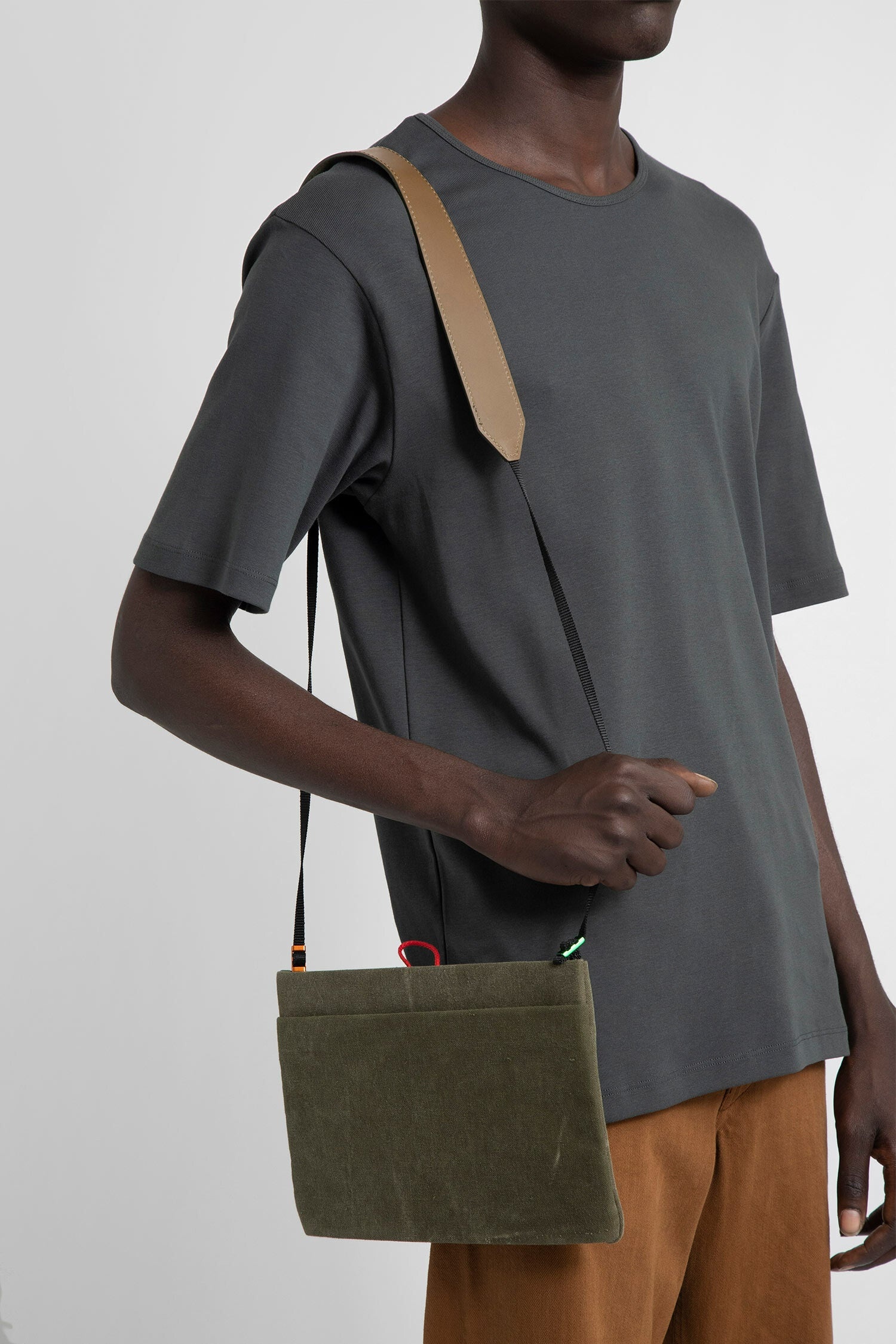 READYMADE UNISEX GREEN SHOULDER BAGS - 4