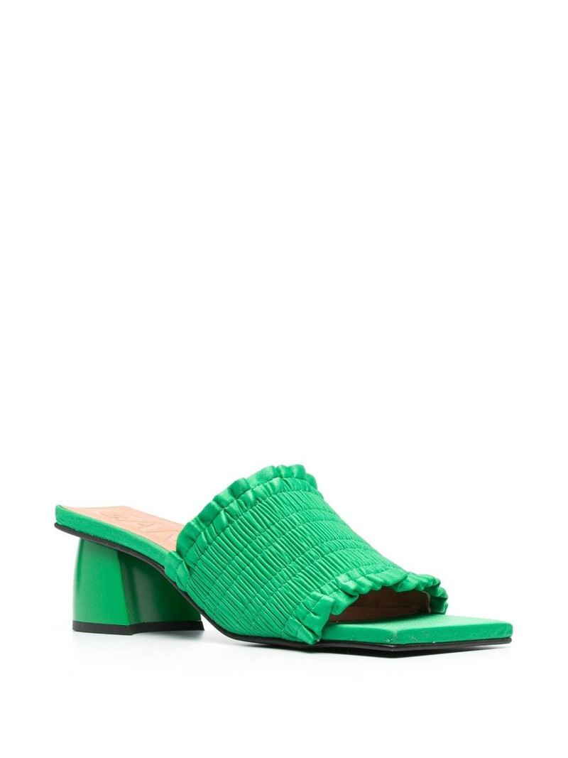 GANNI Smock 65mm mules outlook