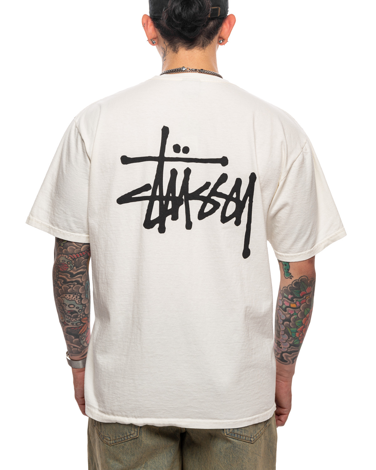 Stüssy Basic Stussy Pigment Dyed Tee 'Natural' | likelihood