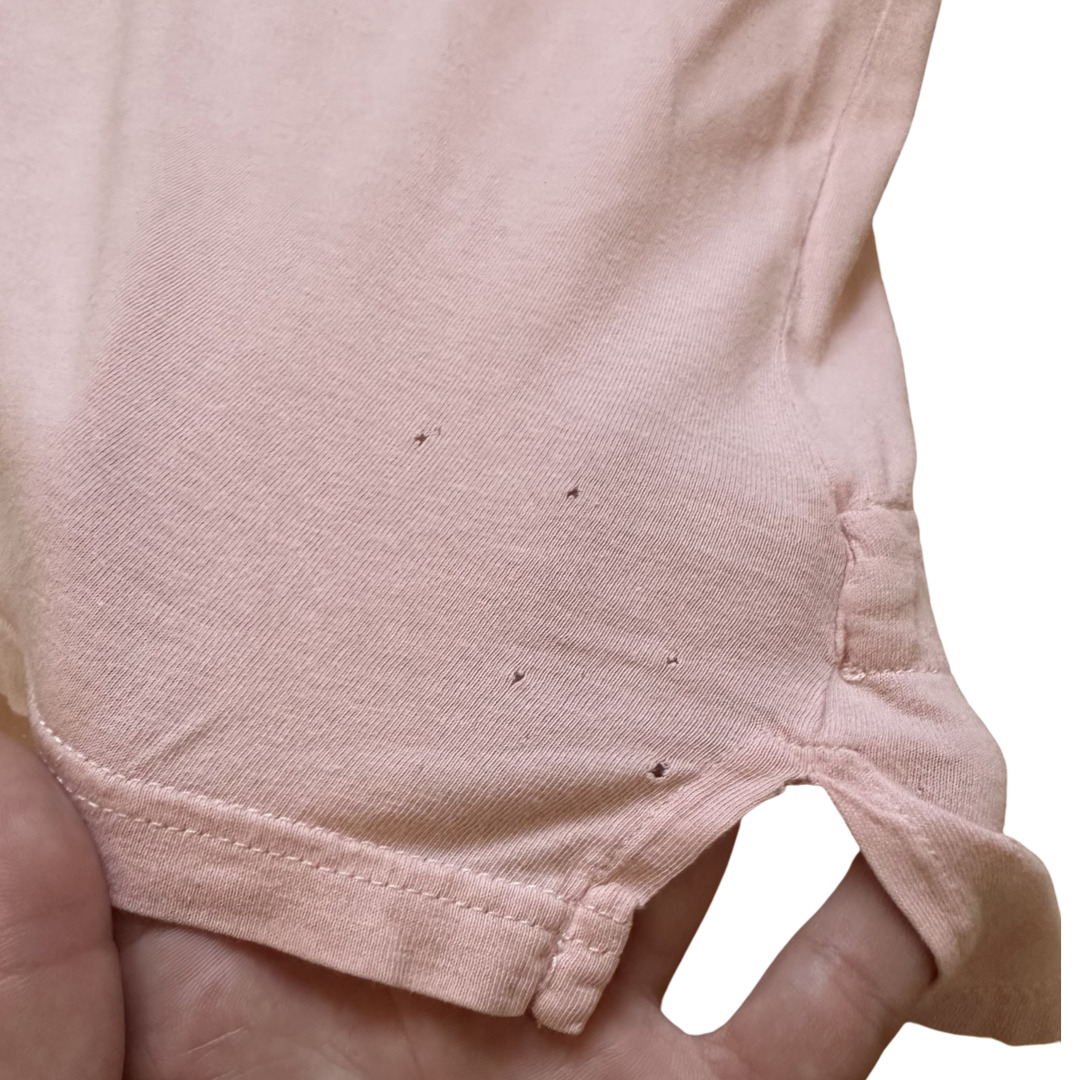 Helmut Lang Pink Bondage T-Shirt SS01 Sz Small - 3