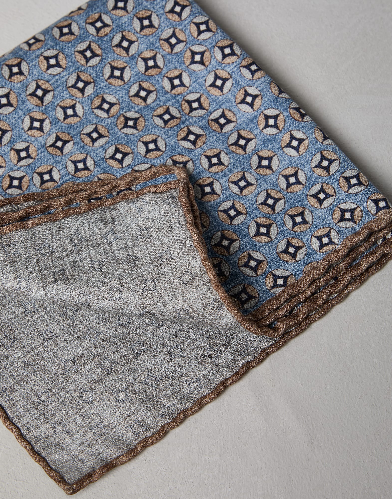 Silk pocket square with pattern - 2