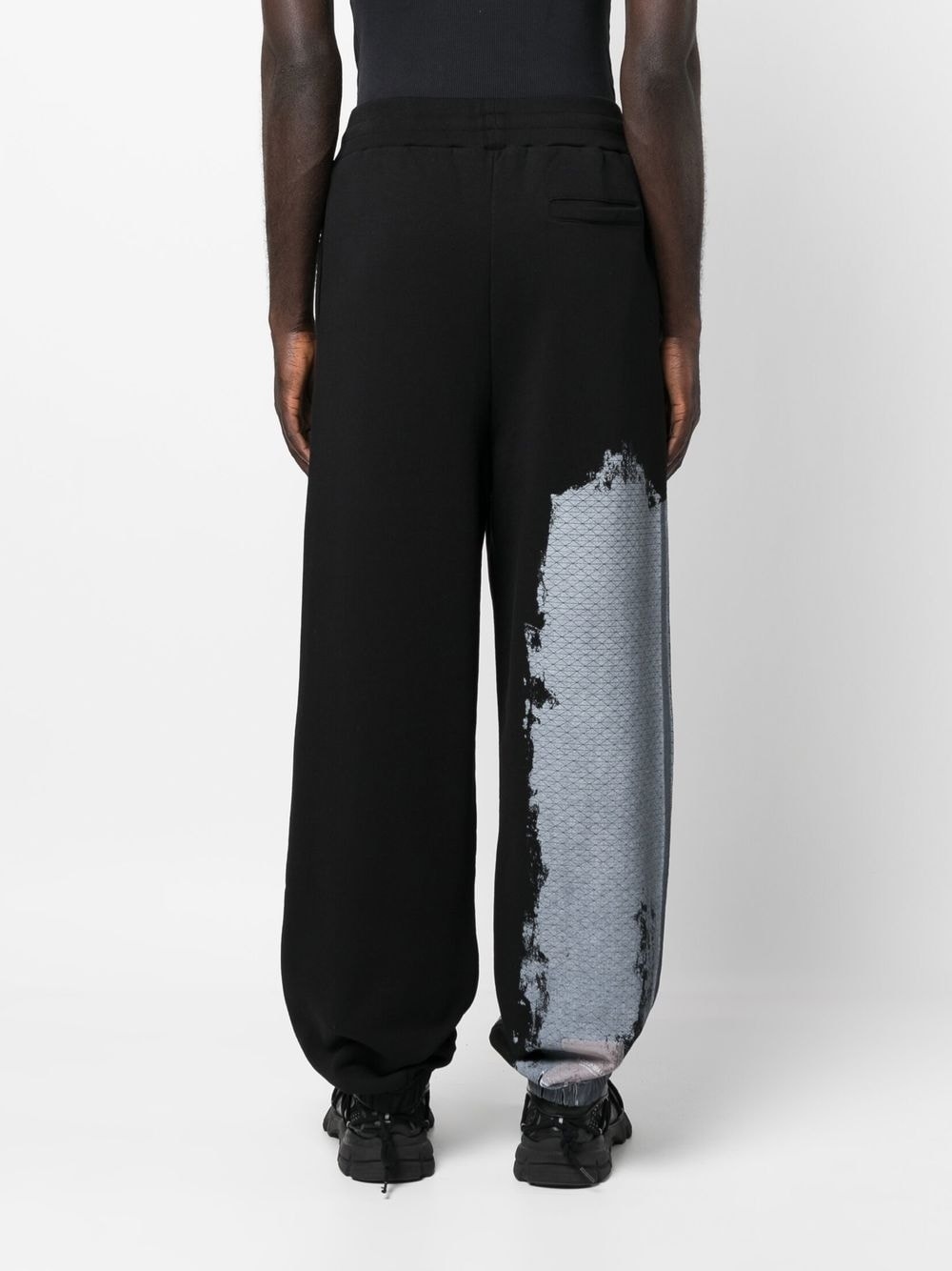 abstract-print track pants - 4