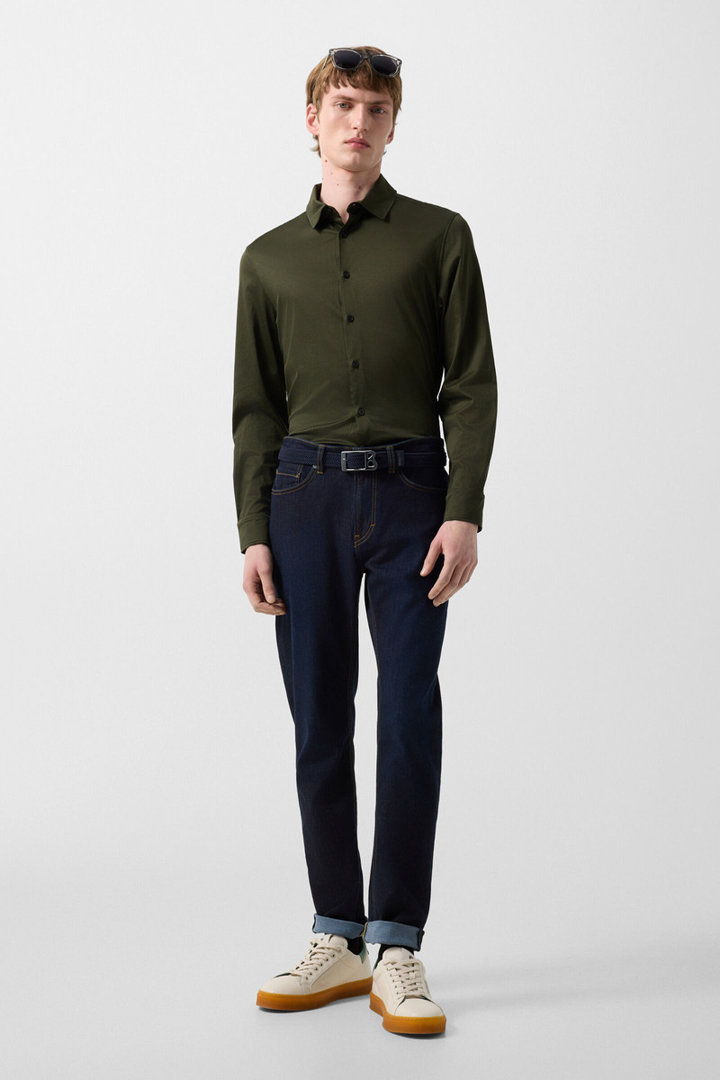 BOGNER Jersey shirt Franz in Olive green outlook