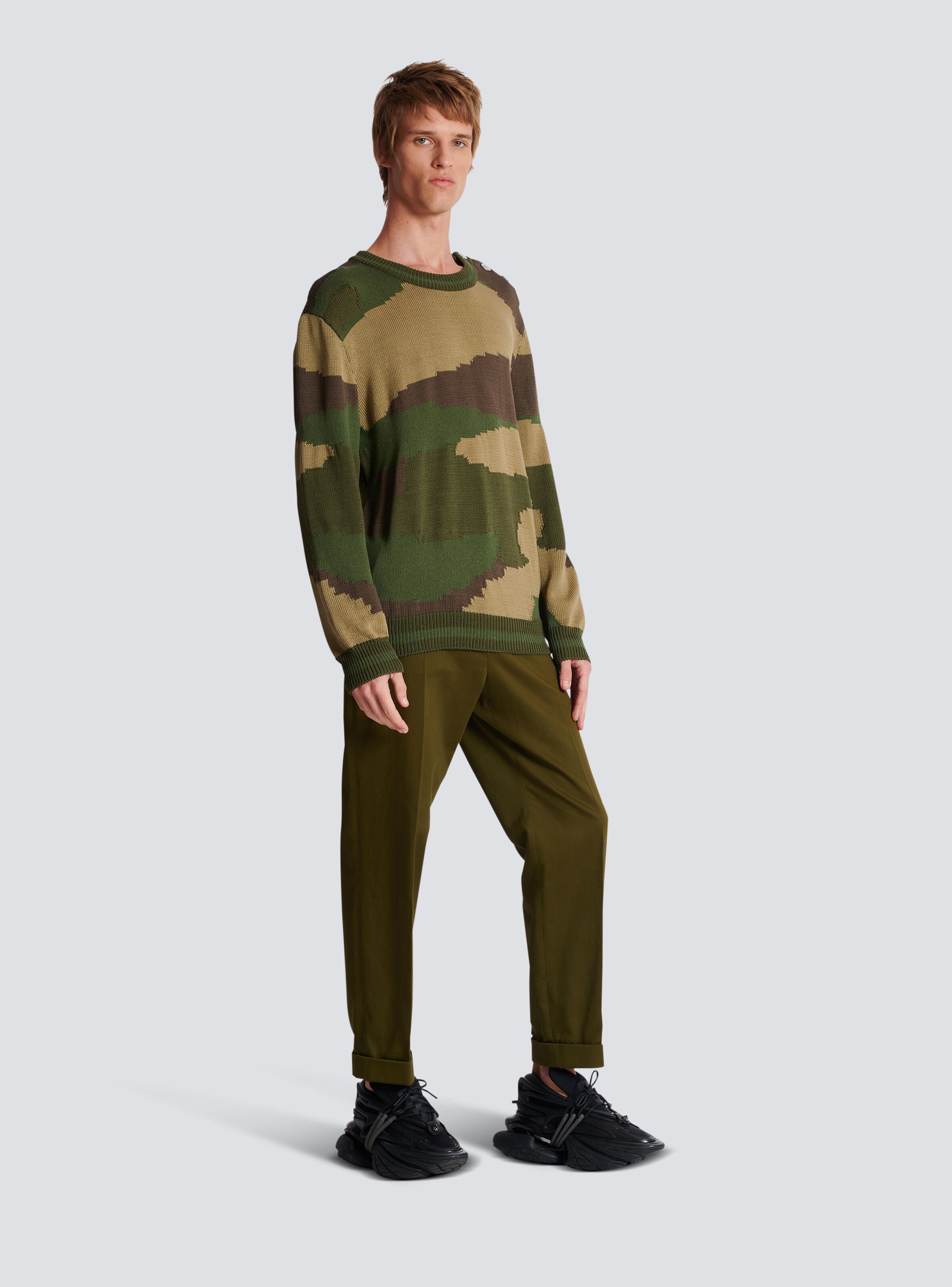 Wool camouflage jumper - 3