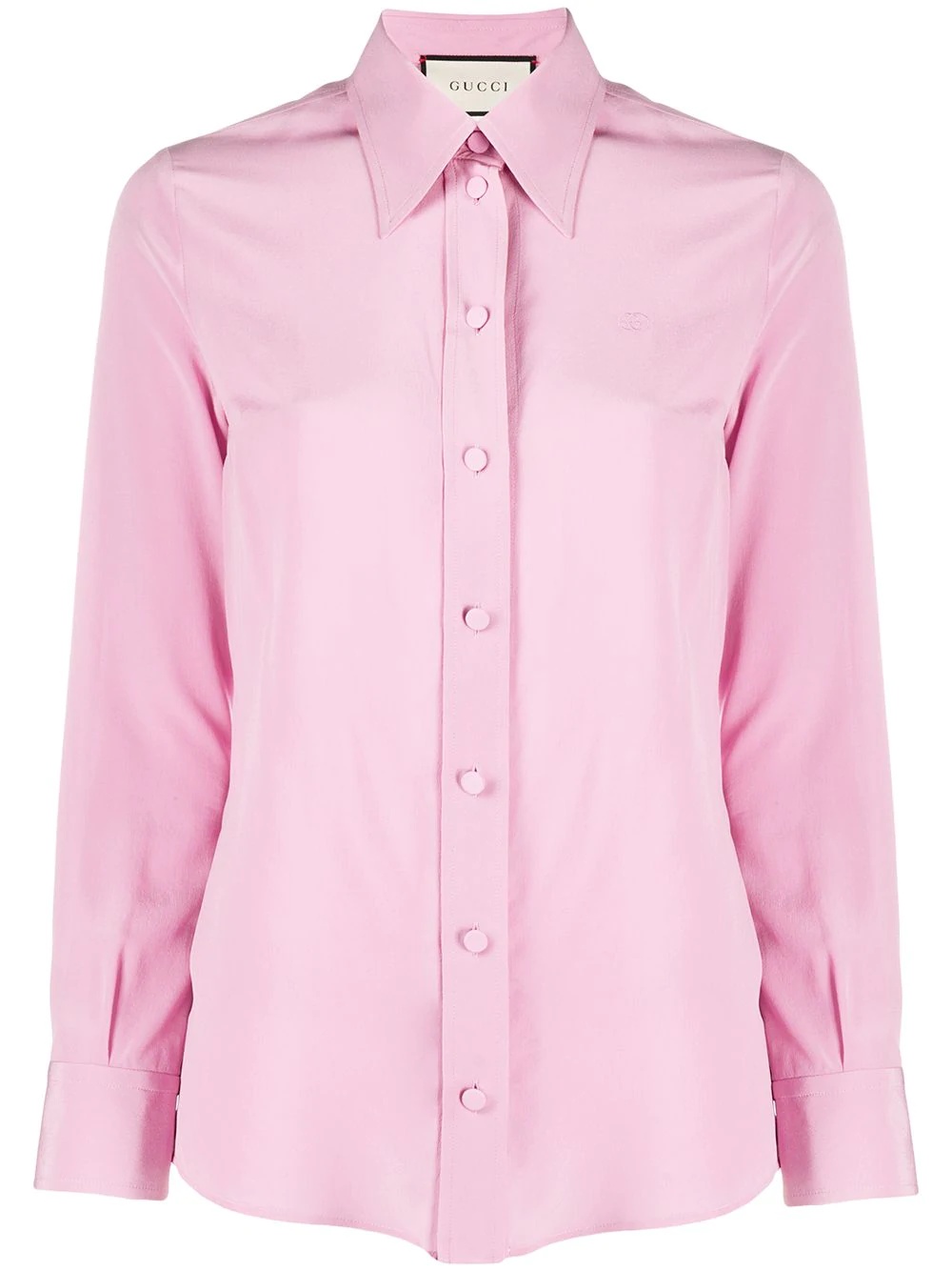 Crêpe de Chine silk shirt - 1