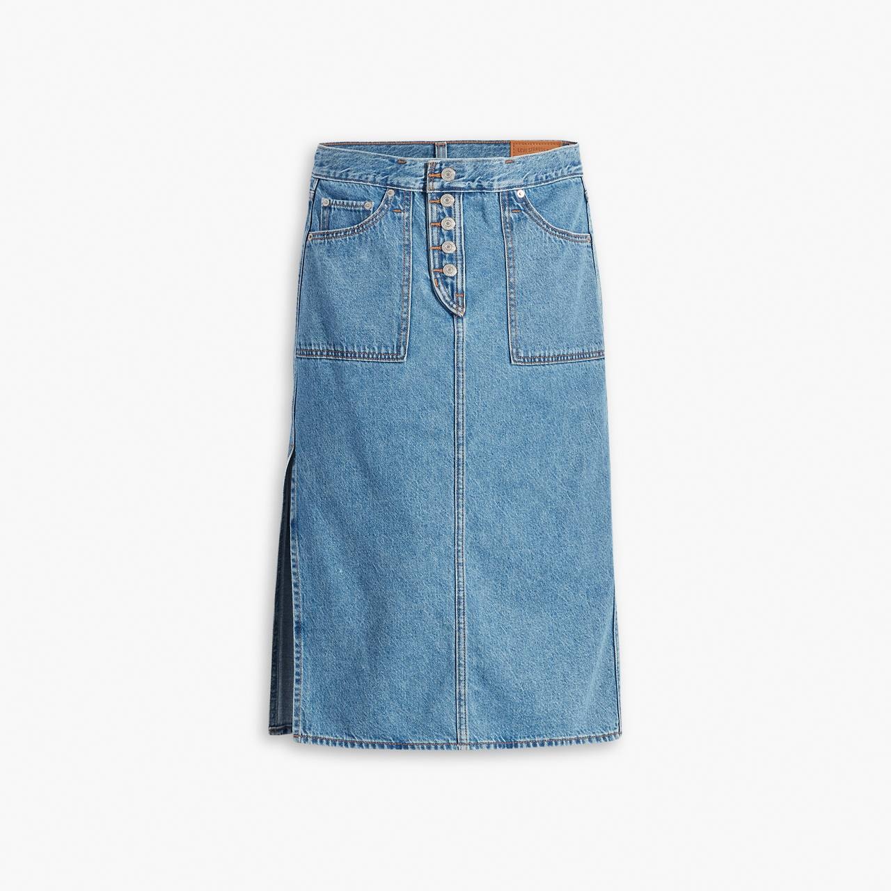 REVERSE SIDE SLIT SKIRT - 7