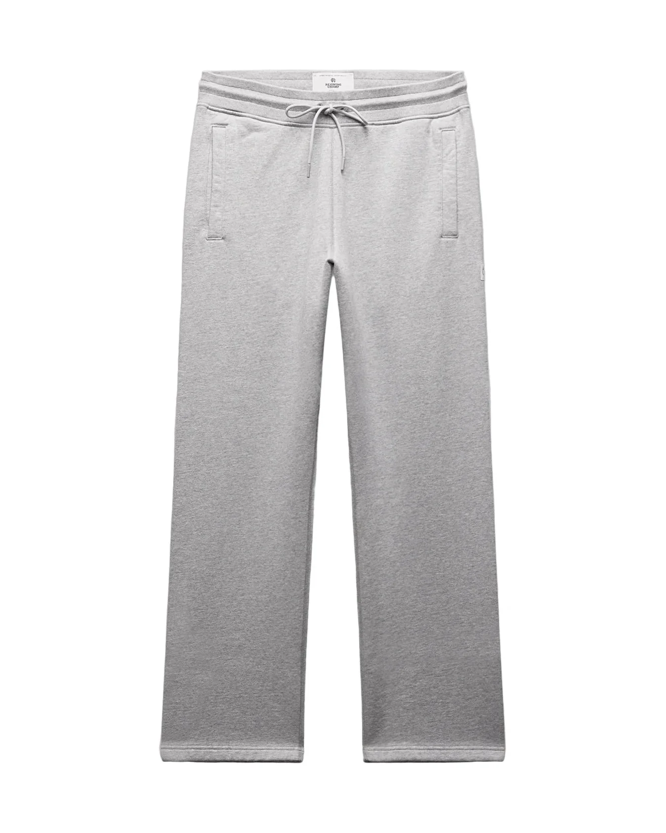 Brushed Fleece Straight Leg Standard Fit Sweatpant Heather Grey - 1