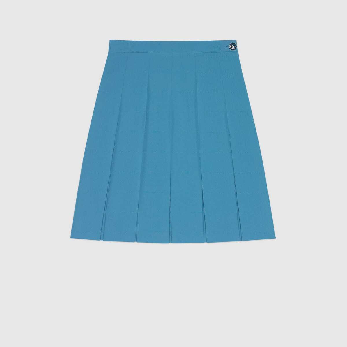 Short pleated skirt - 1