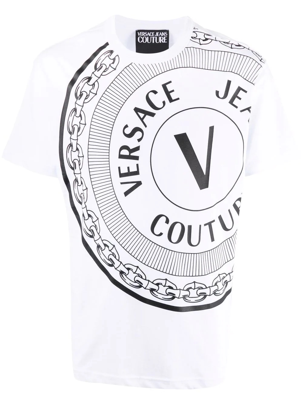 logo-print cotton T-shirt - 1