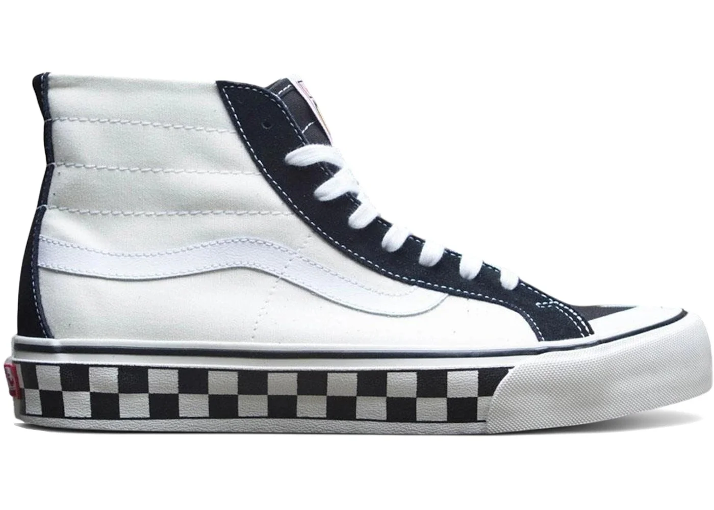 Vans Sk8-Hi 138 Decon SF Black White Checkerboard - 1