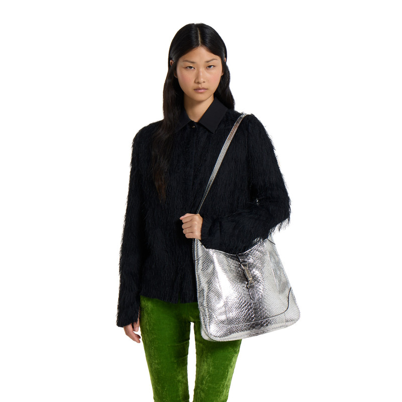 Gucci Jackie Giorno python large shoulder bag 3