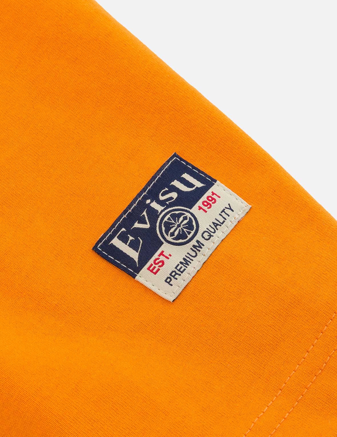 Daruma Print Loose Fit T-Shirt - 8