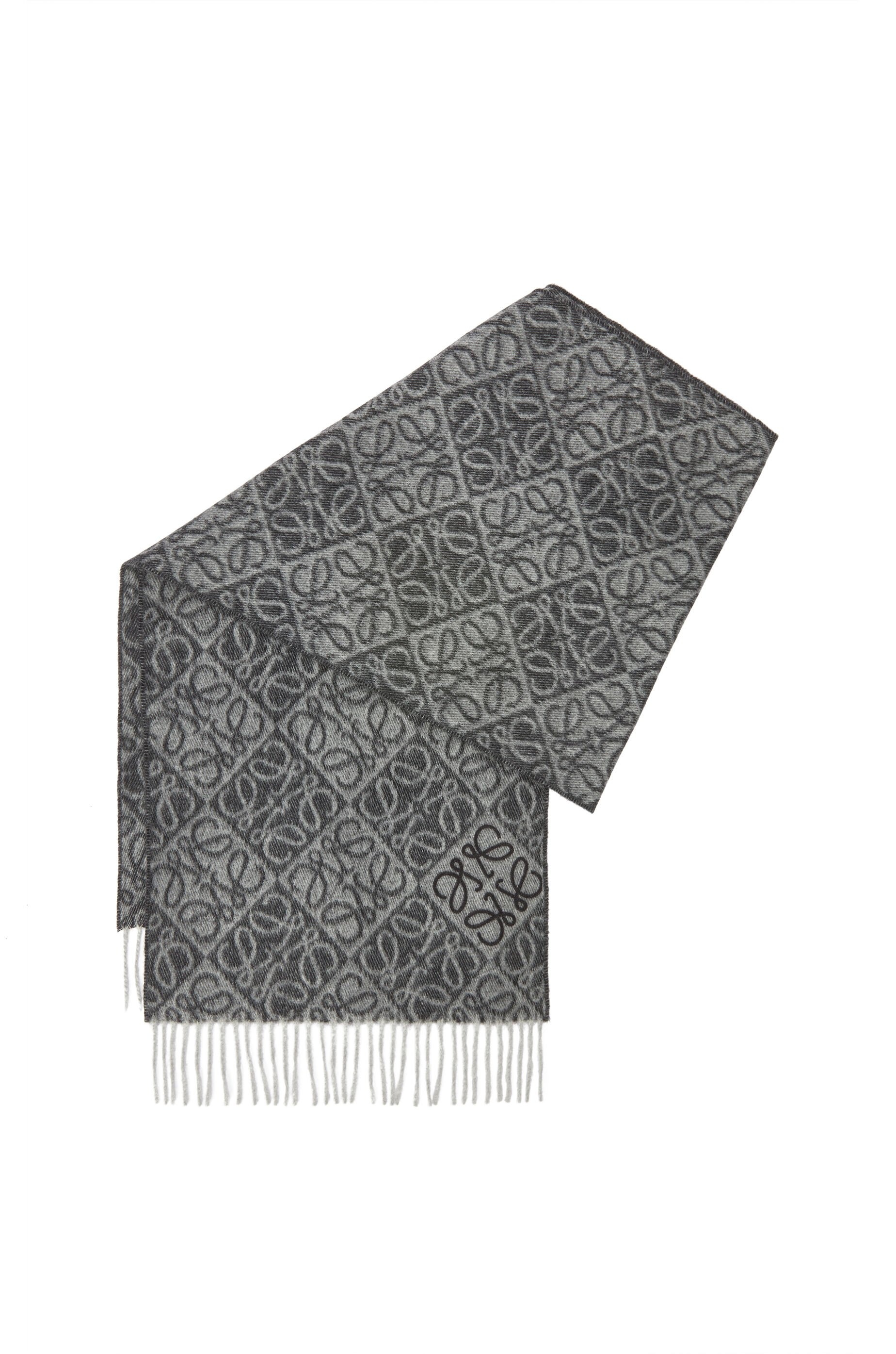 Anagram scarf in wool and cashmere - 1
