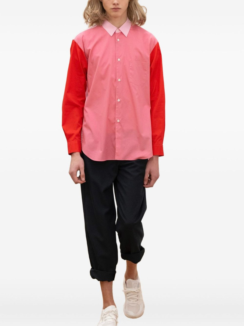 Comme des Garçons SHIRT colour block pocket shirt outlook