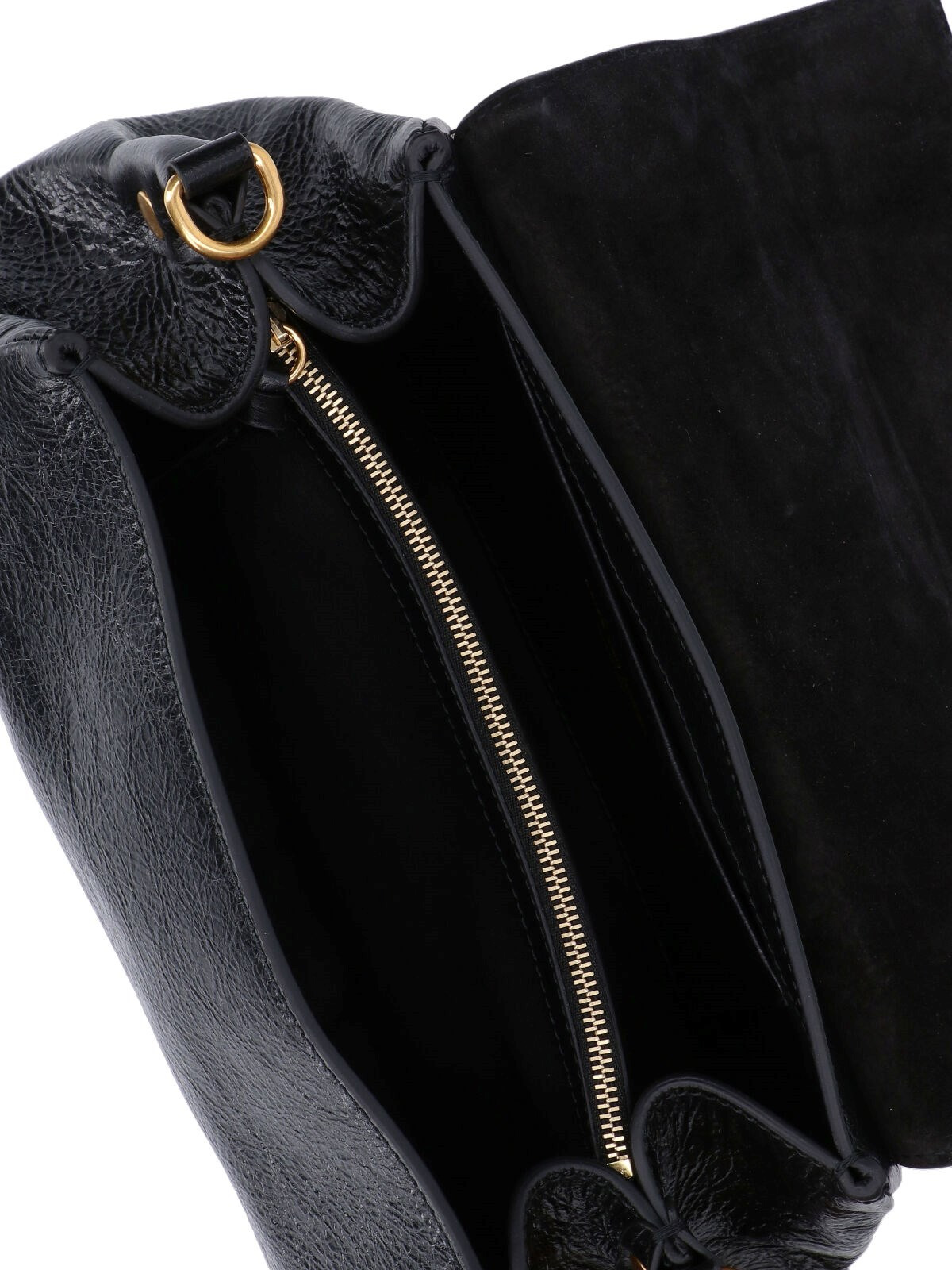 LEATHER SHOULDER BAG - 4