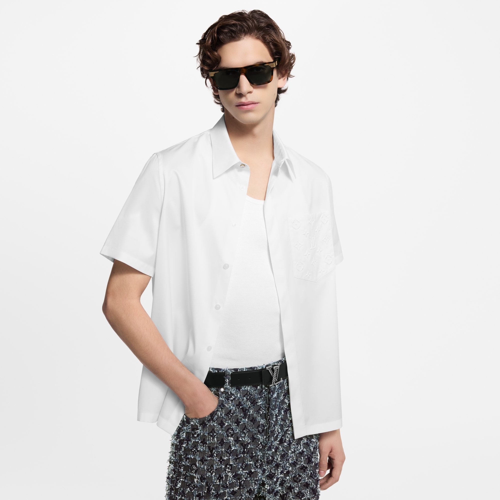 Monogram Pocket Short-Sleeved Shirt - 2