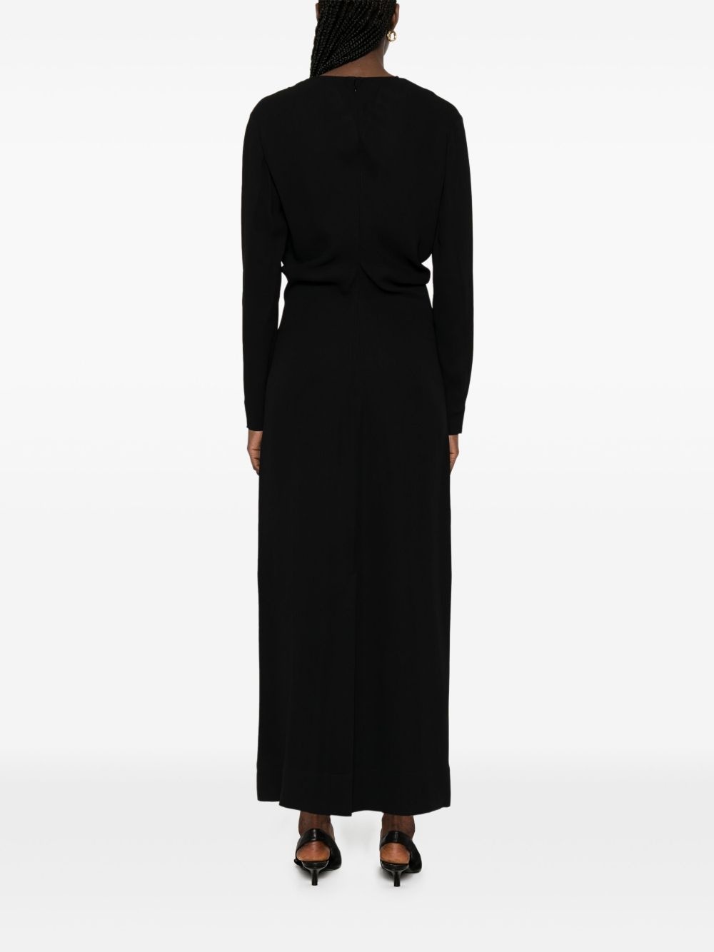 slouch-waist maxi dress - 4