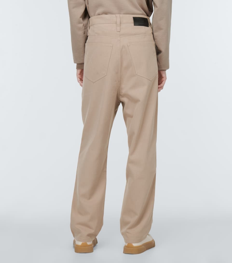 Alex Fit straight cotton gabardine pants - 4