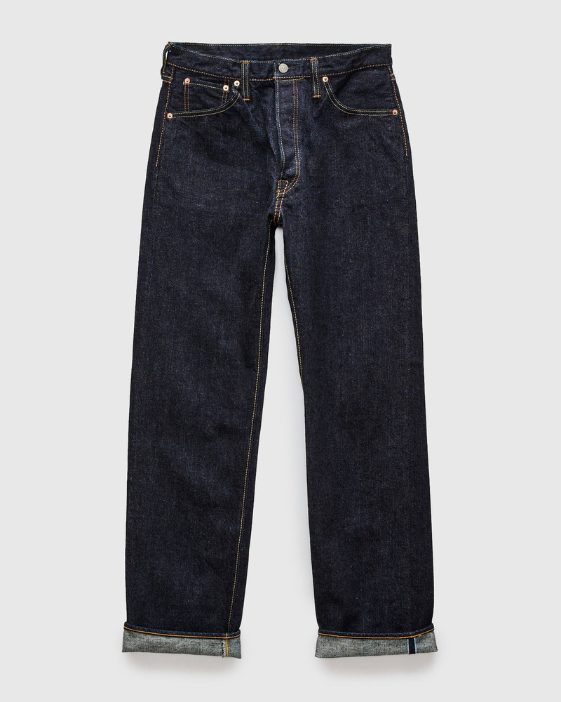Pure Blue Japan XX-002 14oz Rinsed Selvedge Denim - Piped Straight Fit outlook