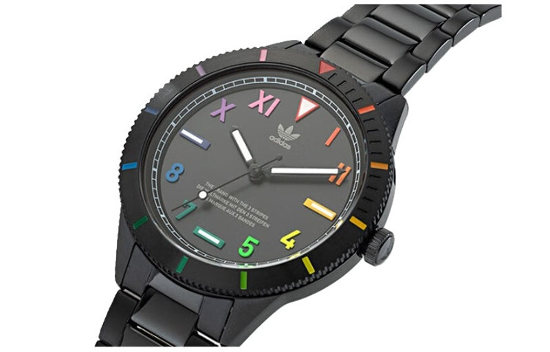 adidas (WMNS) adidas Stainless Steel Black Bracelet Watch 'Black' AOFH220552I outlook