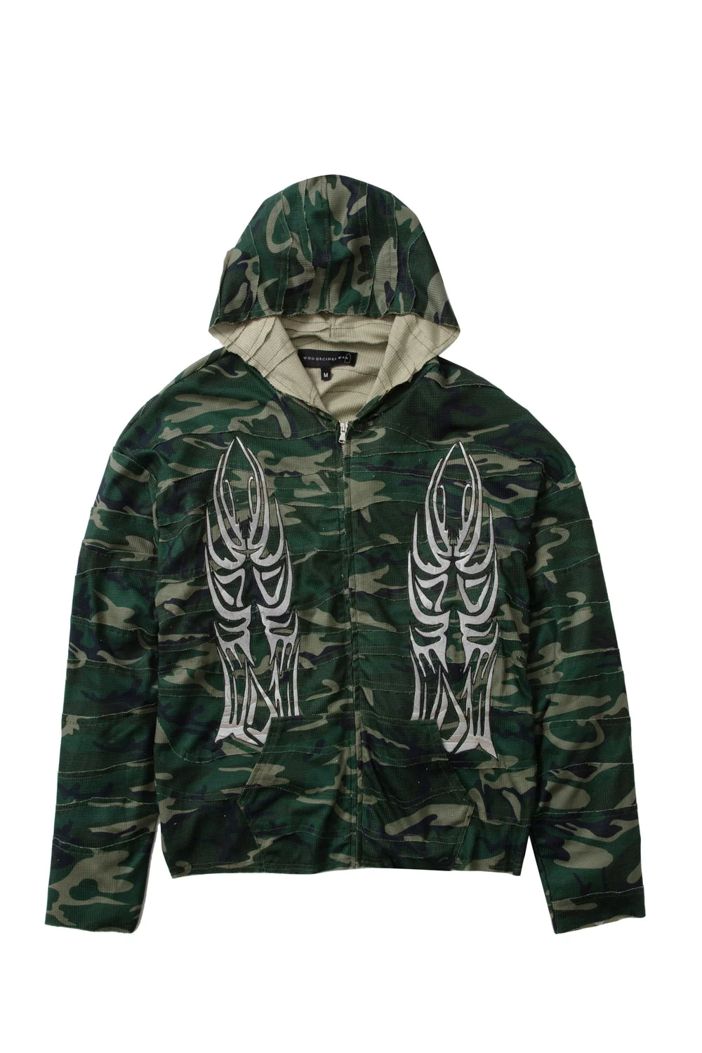 WINGED WAVELENGTH CAMO ZIP UP HOODIE - 1