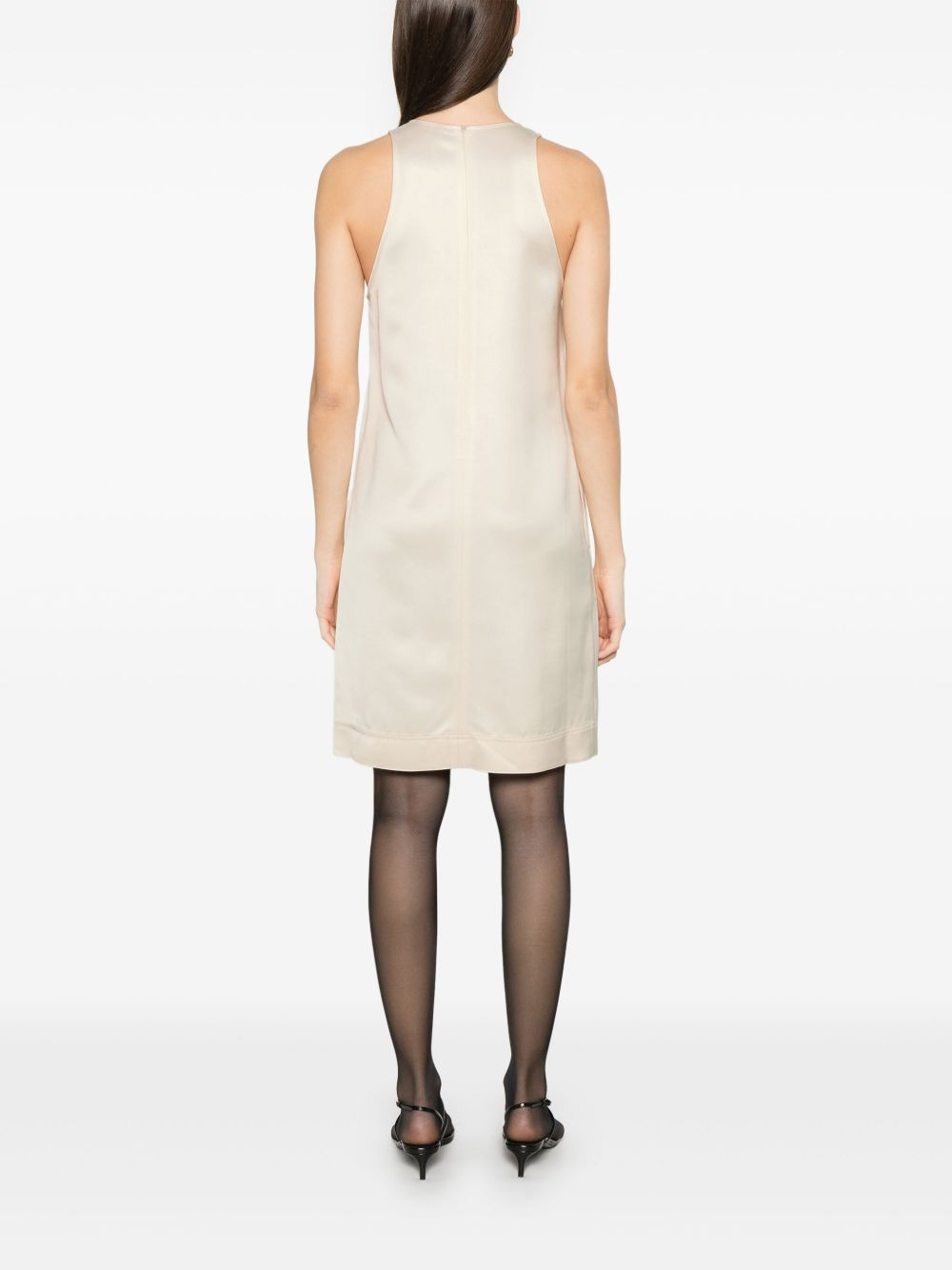 scoop-neck mini dress - 4