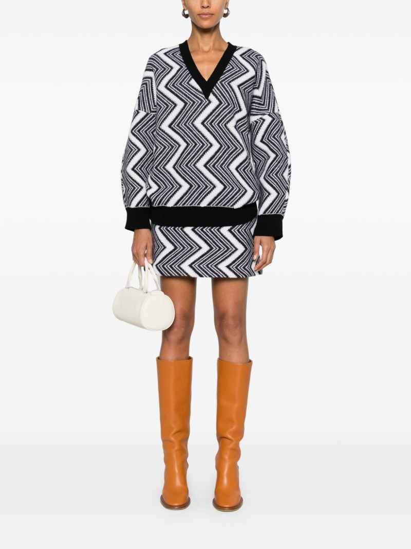 Missoni zigzag wool sweater outlook