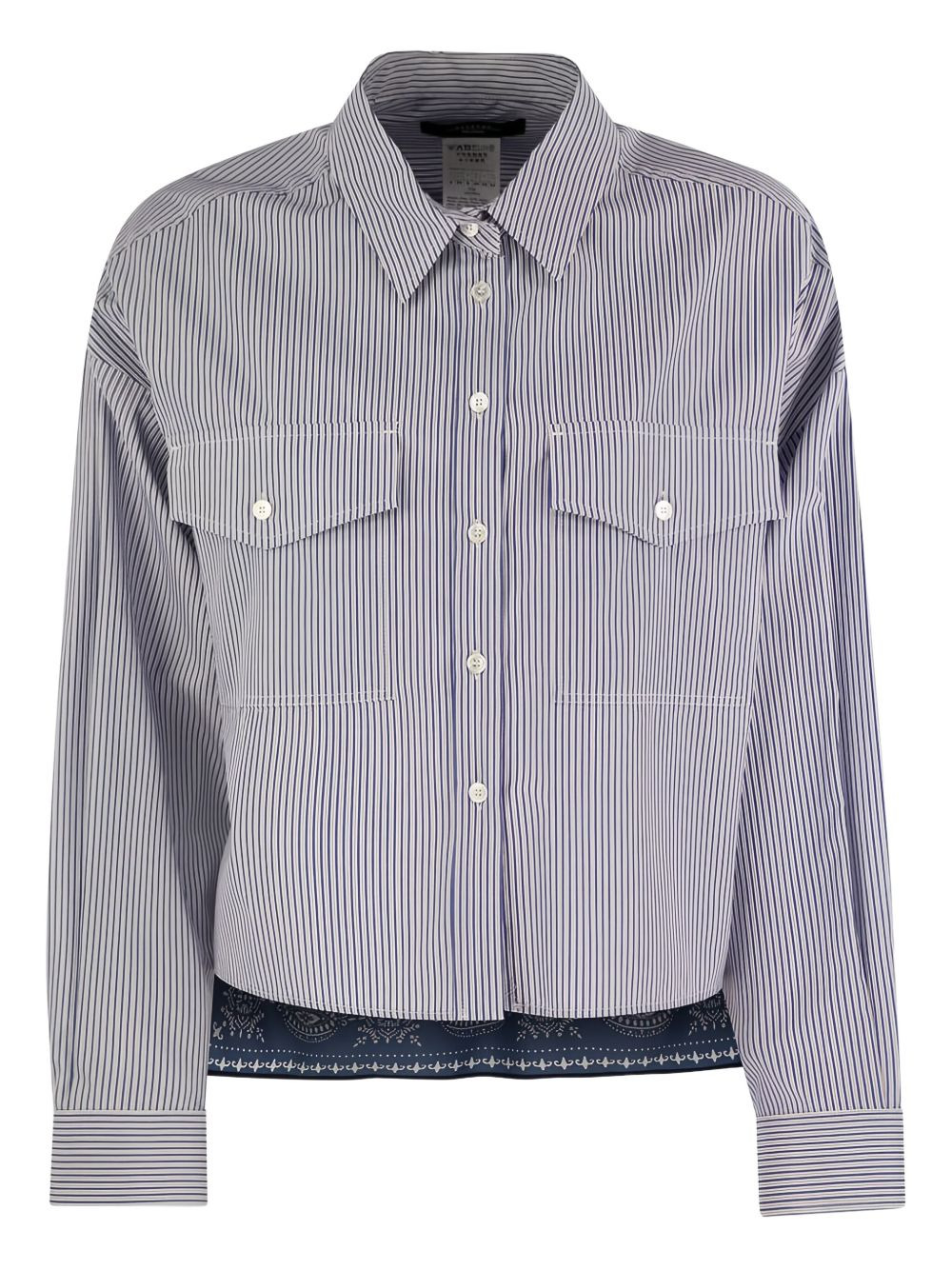 striped-pattern shirt - 1