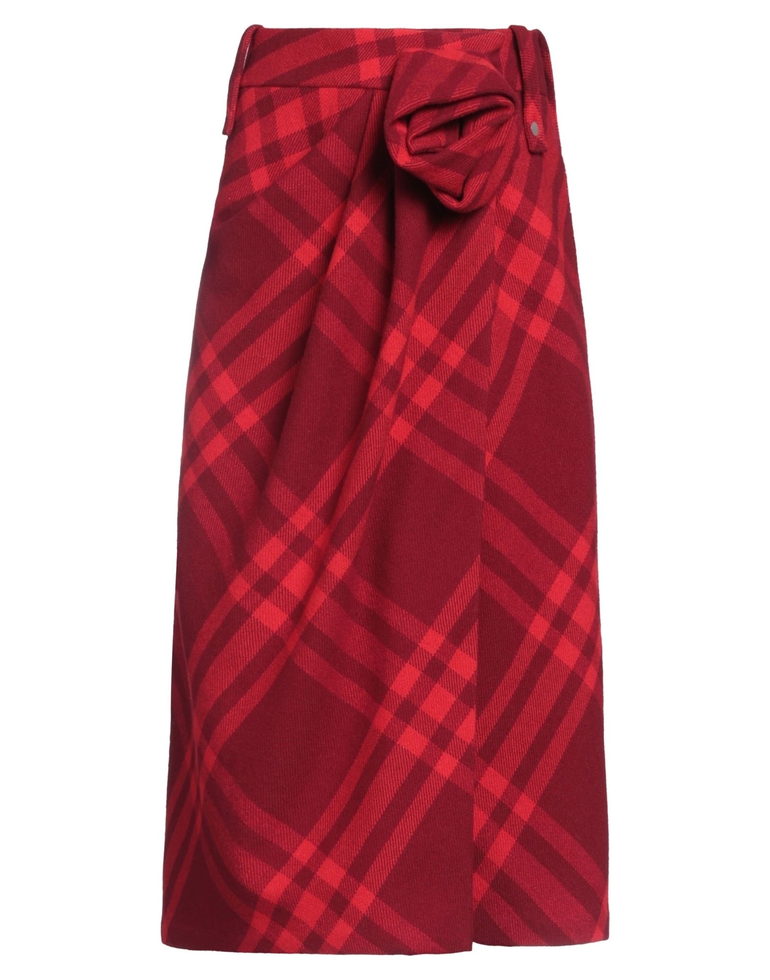 Red Women's Midi Skirt - 1