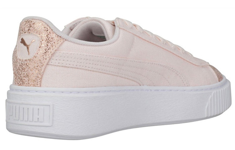PUMA (WMNS) PUMA Basket Platform Rose Gold 366494-02 outlook