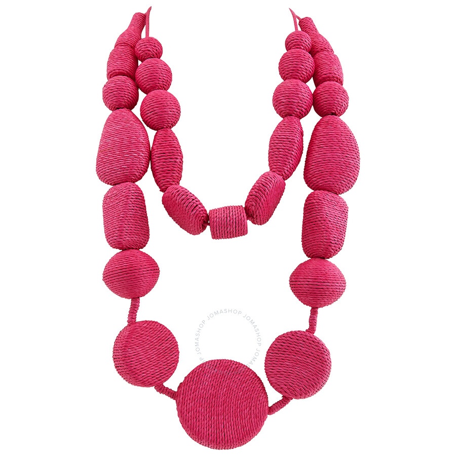 Max Mara Weekend Ladies Haway Necklace In Fuscia - 3