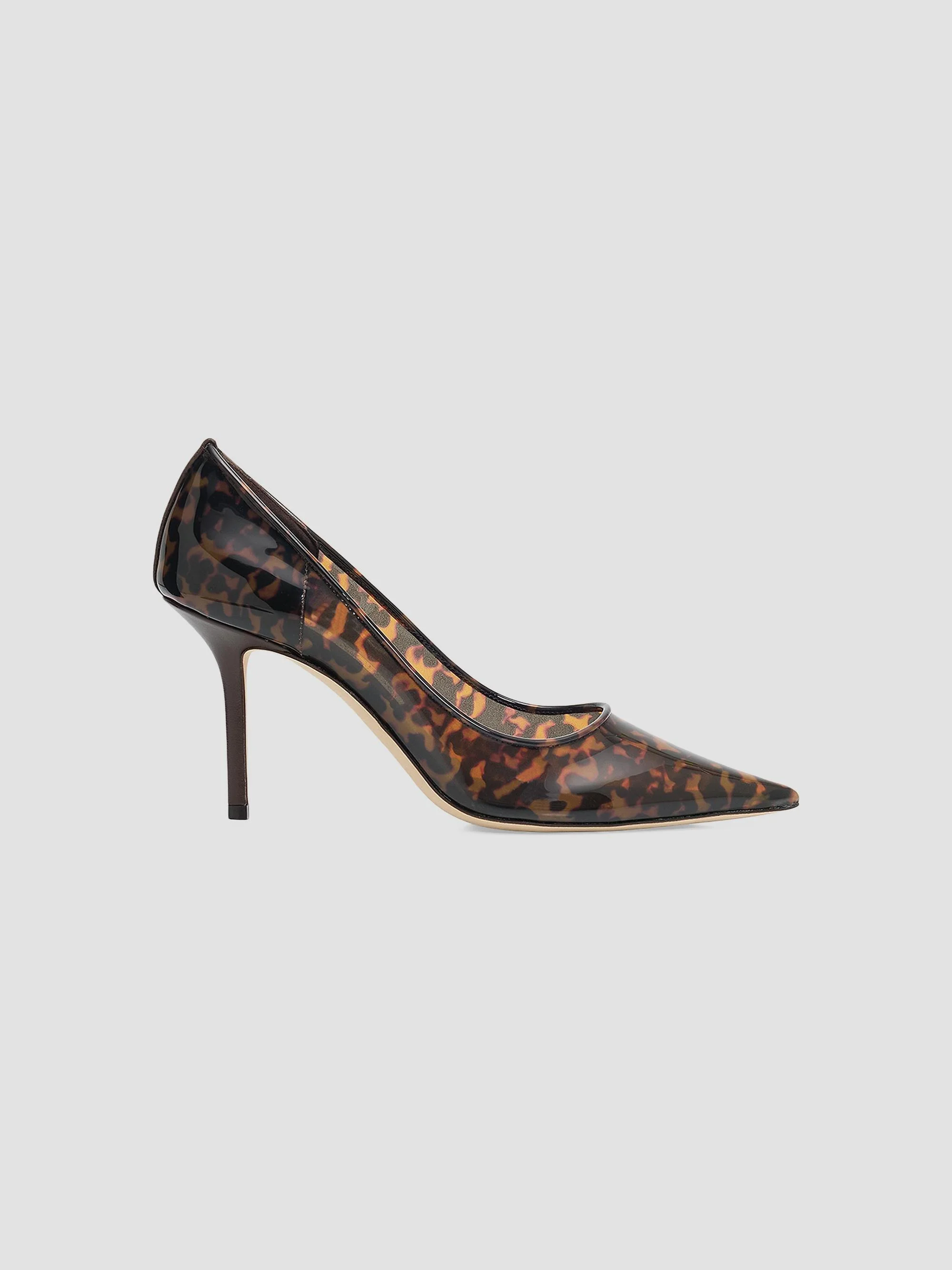 Women's Love 85MM Tortoiseshell-Print Pumps - Amber - 1