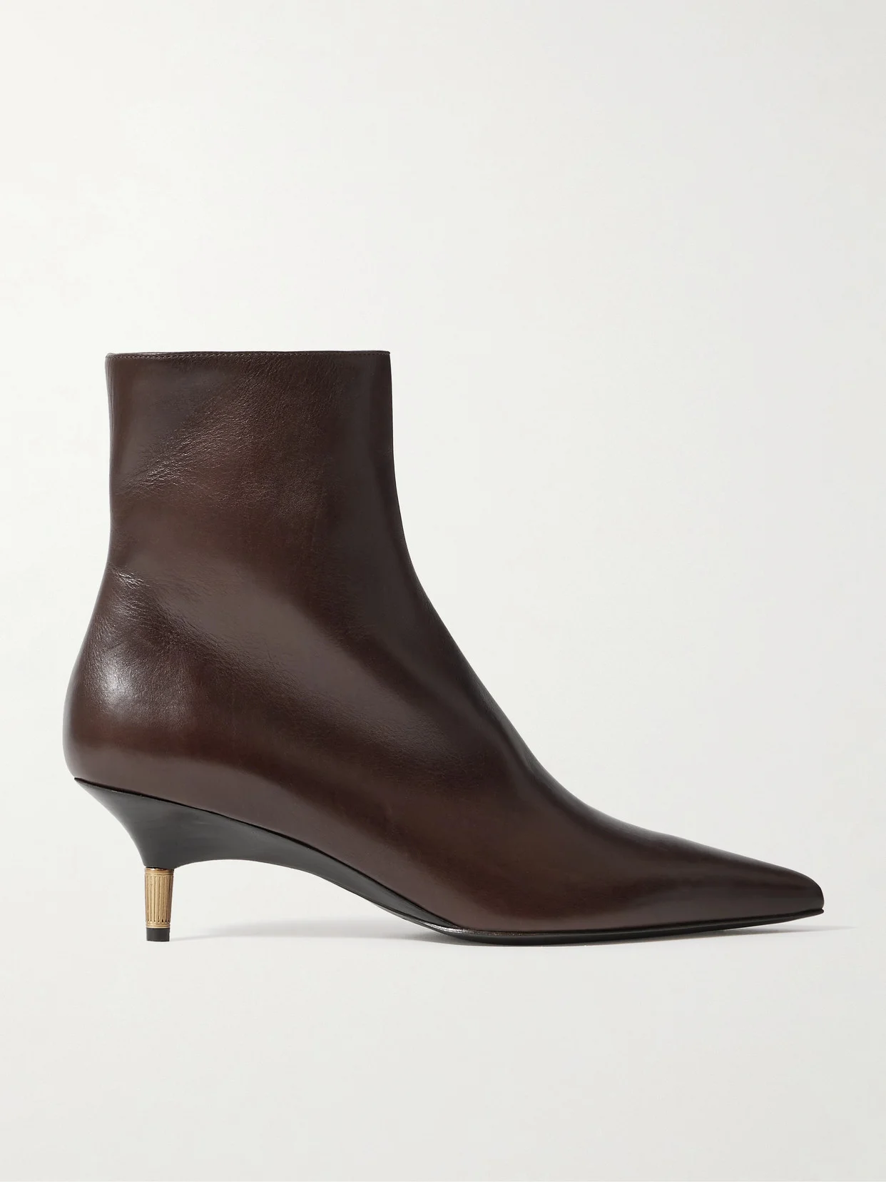 Bella Leather Ankle Boots - 1