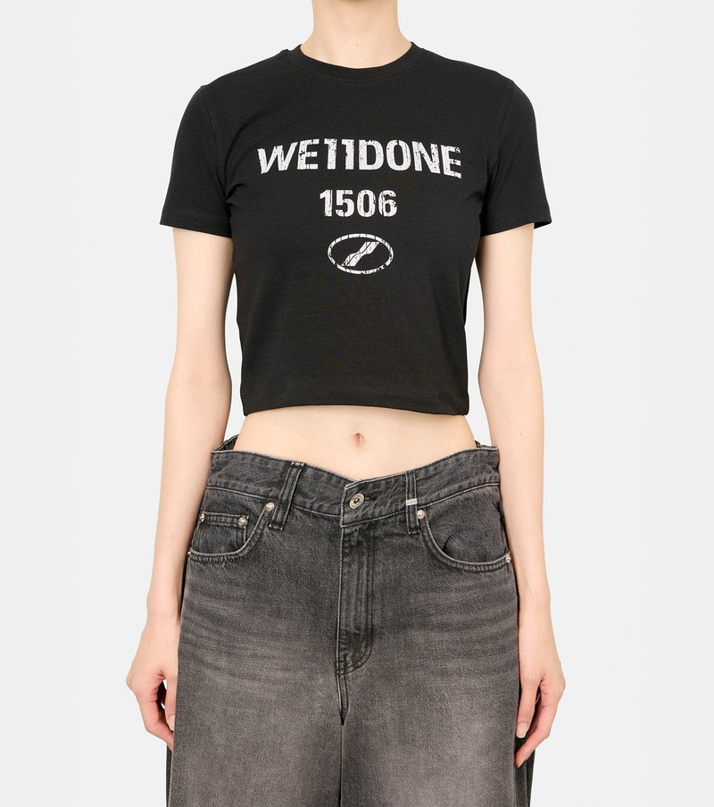 We11done VINTAGE LOGO TIGHT T-SHIRT outlook