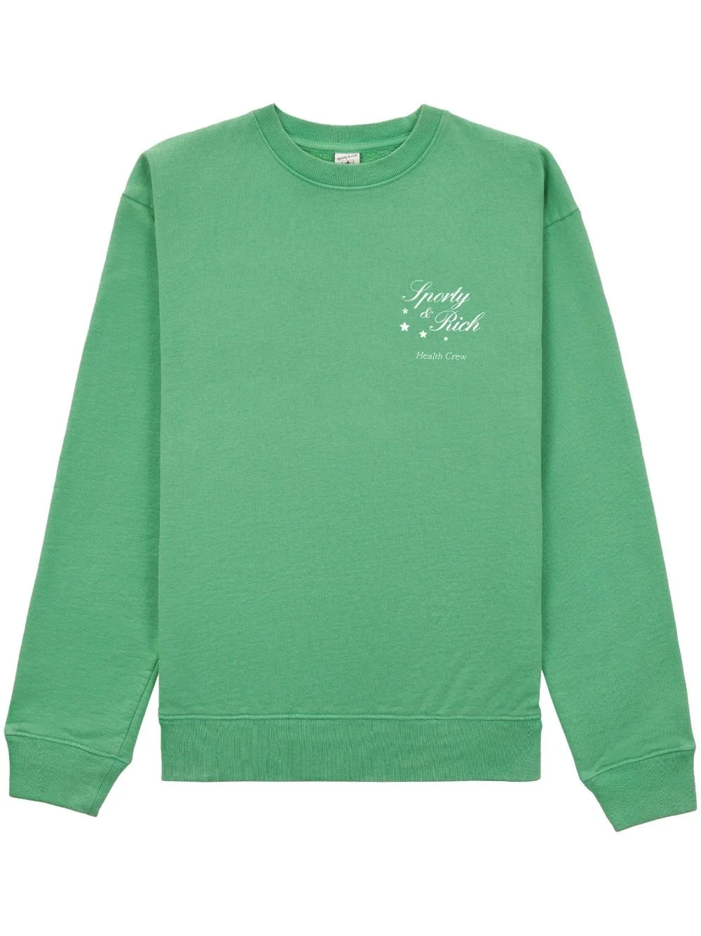 logo-print cotton sweatshirt - 1