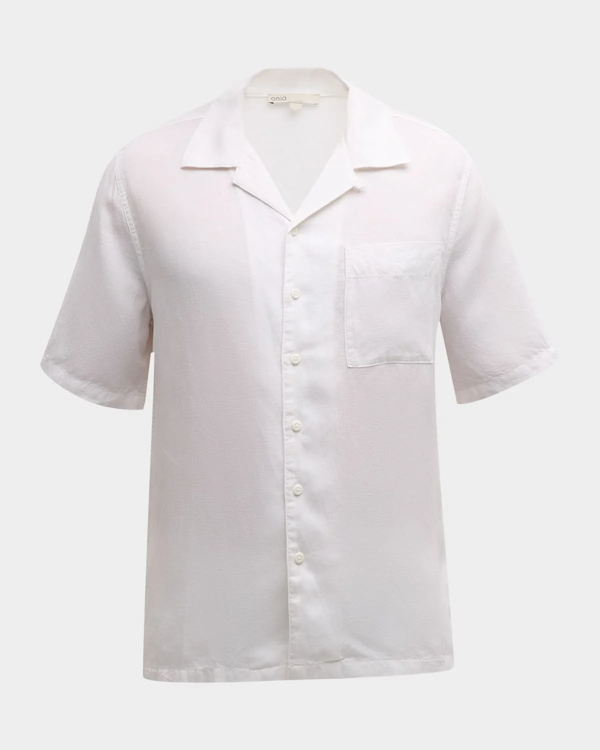 Men's Air Linen Convertible Collar Short-Sleeve Shirt - 1