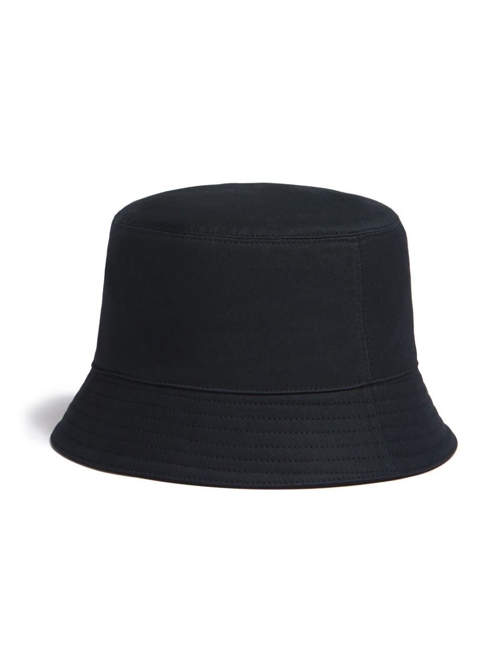 logo-embroidered cotton bucket hat - 2
