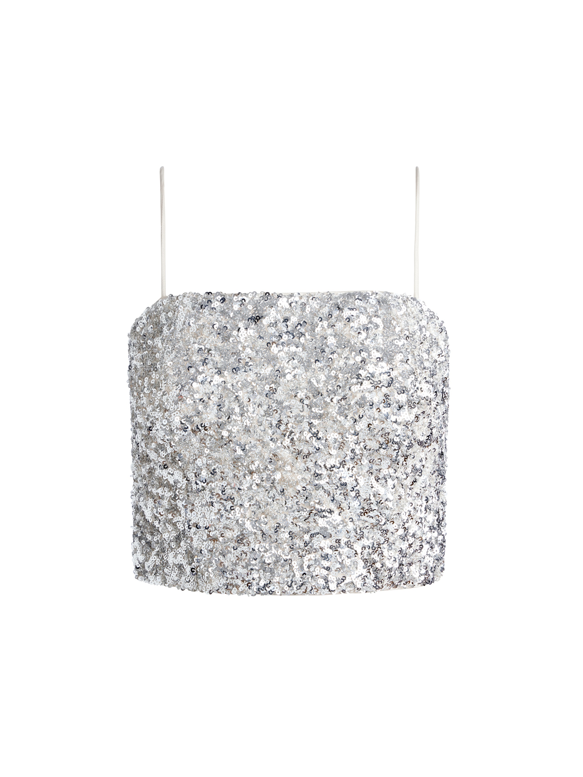 CERESI SEQUIN BANDEAU CROP TOP - 1